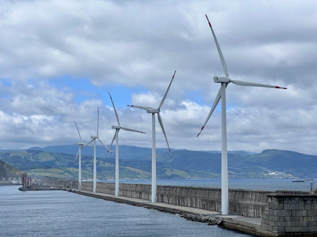 coastal wind turbines