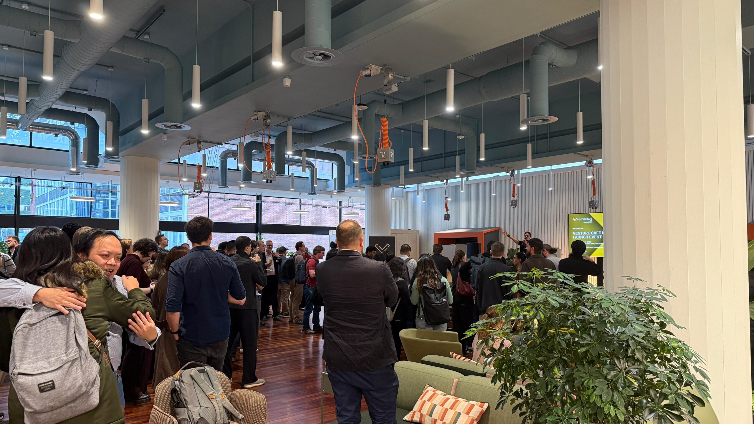 Photograph taken at the Venture Cafe event in Manchester.