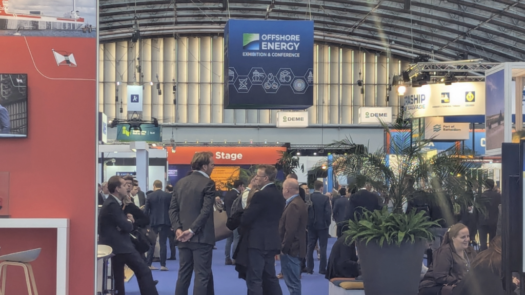 Photograph taken at the Offshore Energy Exhibition & Conference in Amsterdam, 2025